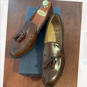 Joseph Cheaney Burgundy Cordovan Tassel Loafer 8D